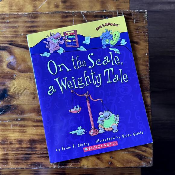 Scholastic Math Is Categorical On The Scale A Weighty Tale Paperback Book - Picture 1 of 7